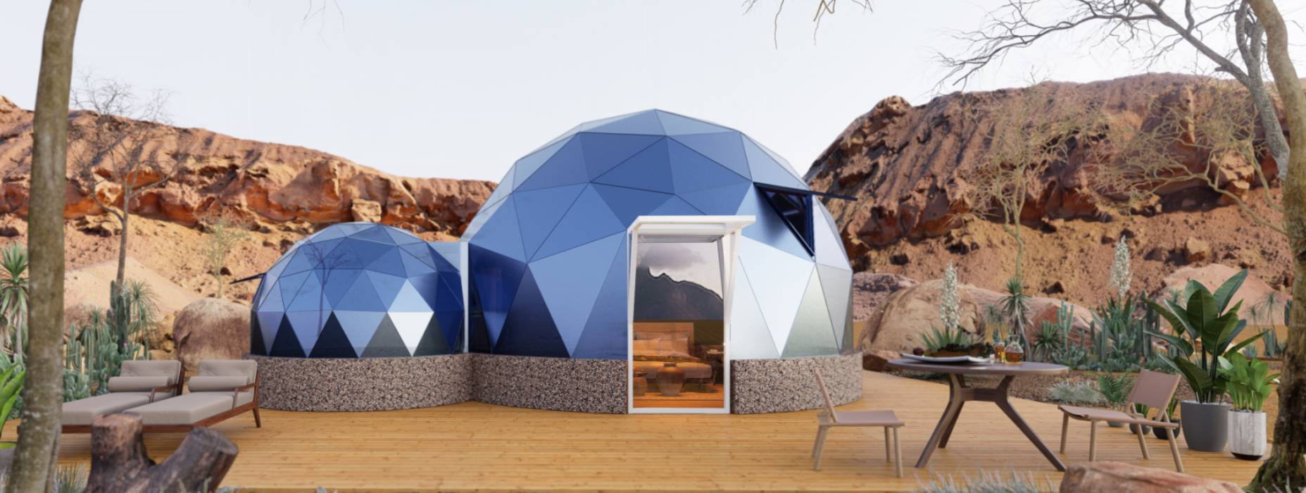 顺庆区球形智能光伏玻璃星空房